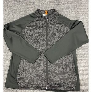 Peter Millar Jacket Mens Extra Extra Large Black Golf Zip Up Windbreaker $230